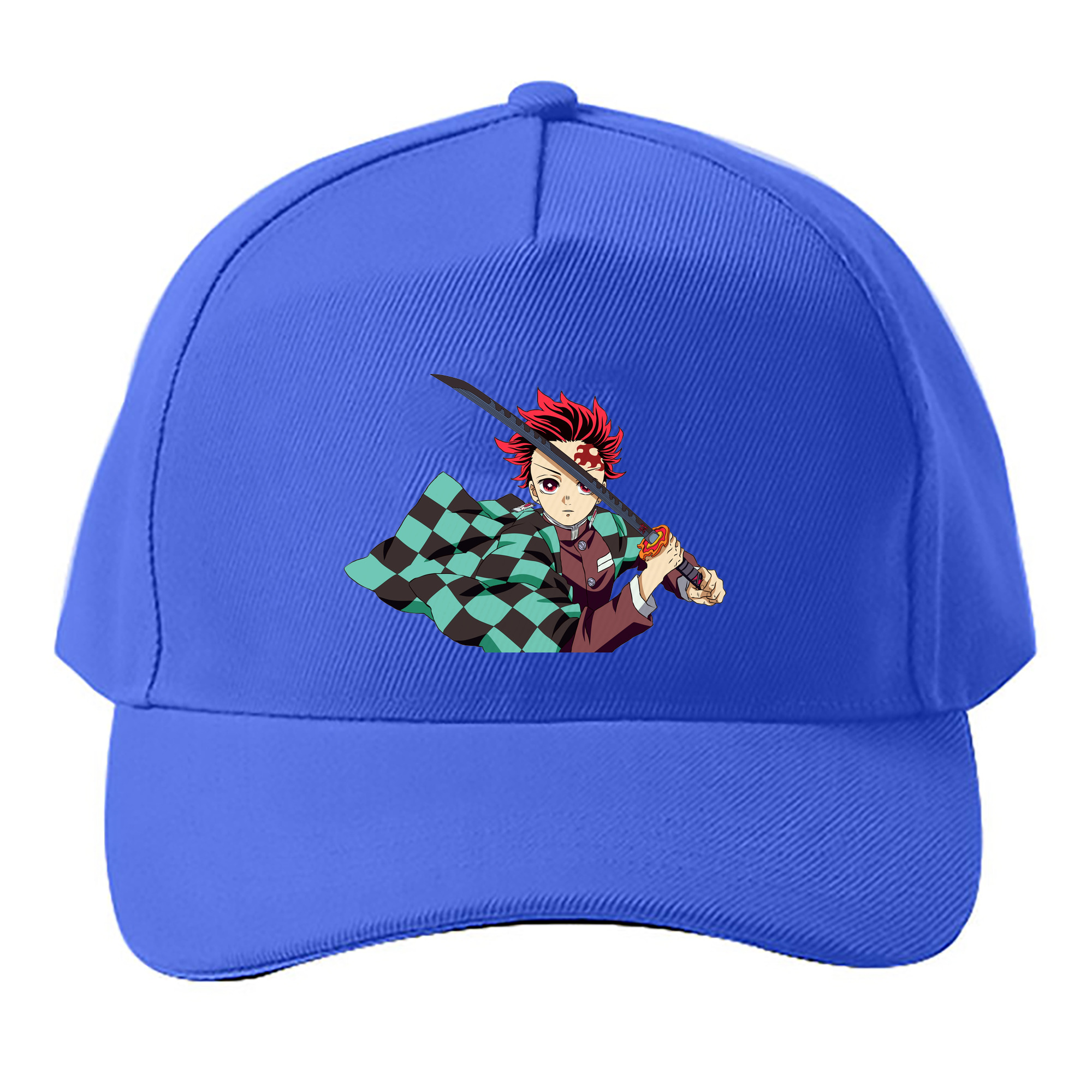 （画像用） 鬼滅の刃 竈門 炭治郎／かまど たんじろう Kamado Tanjirou ベースボールキャップ 綿100％ 男女兼用 帽子 スポーツ